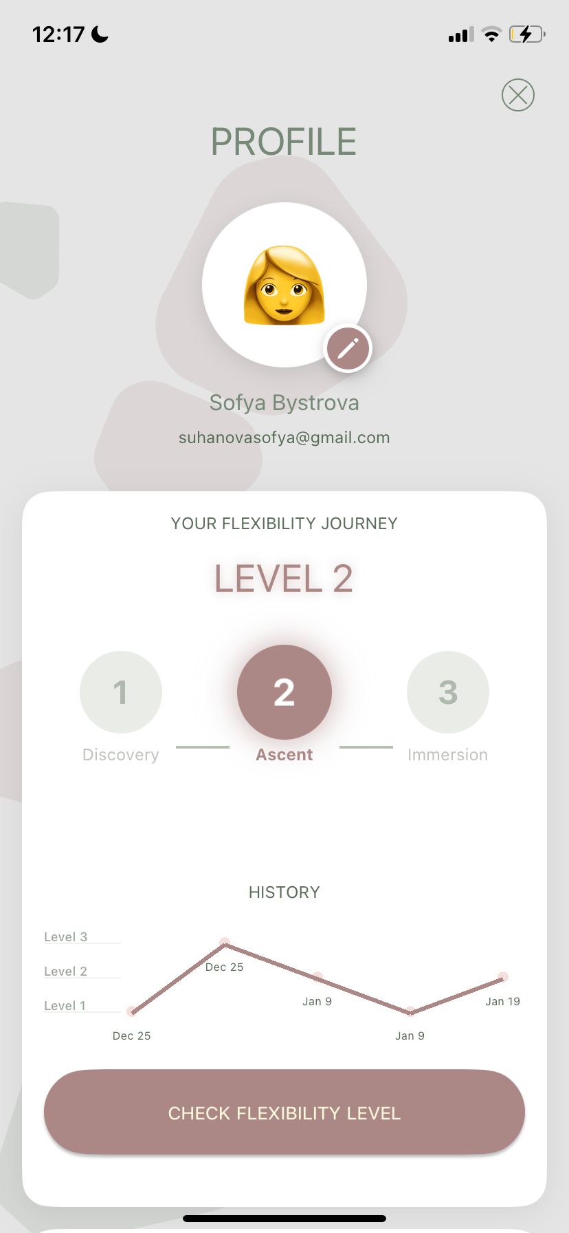 Progress Tracking Profile